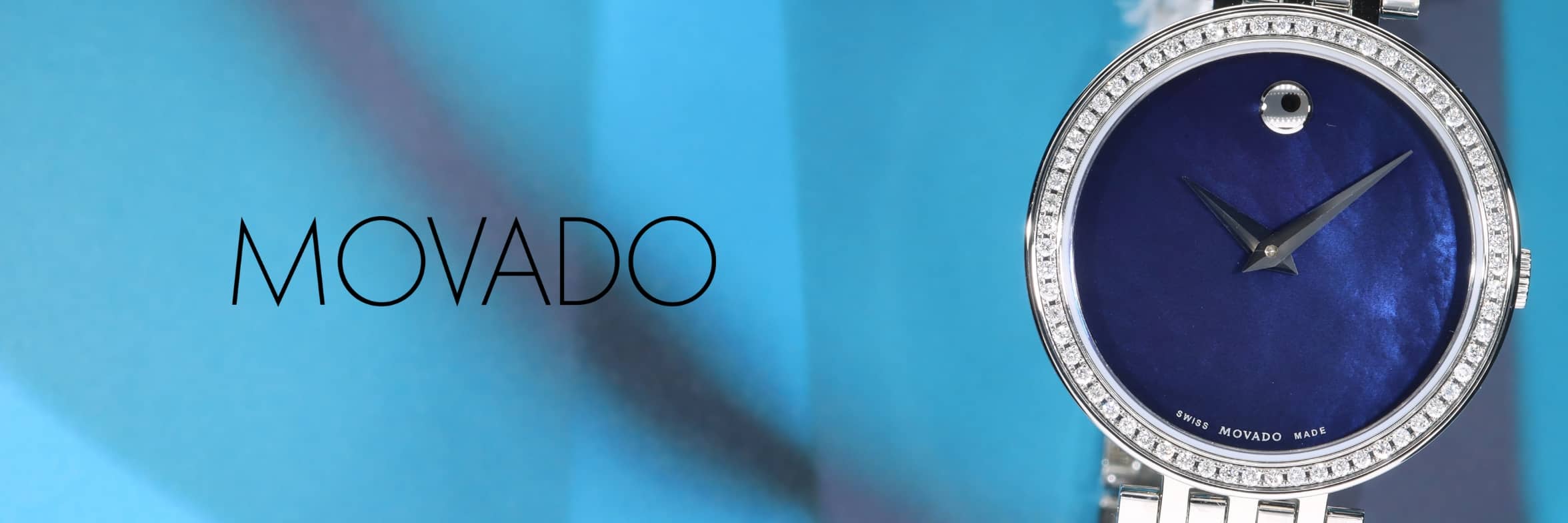 Diamond best sale bezel movado