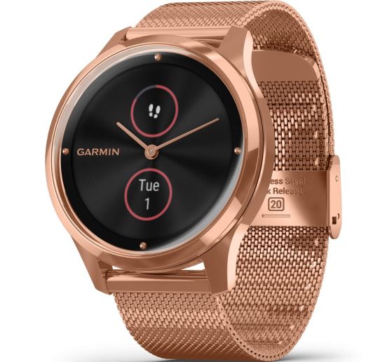 Garmin V vomove Luxe 18K Rose Gold PVD Stainless Steel Case 010