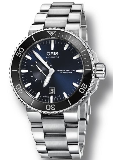 Oris aquis small second titanium shop