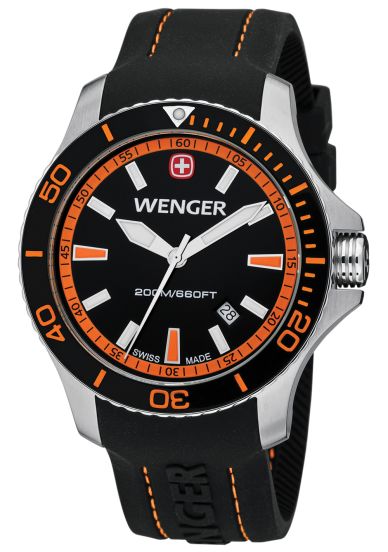 Wenger best sale orange watch