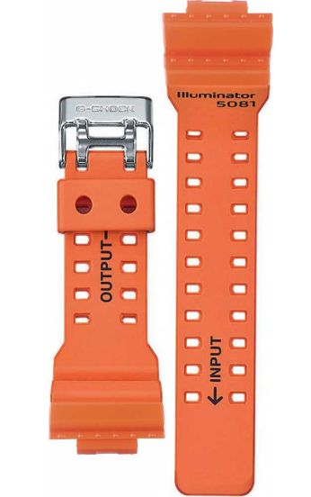 Orange Resin Strap for Casio G Shock GA 100RS 4A 10588987