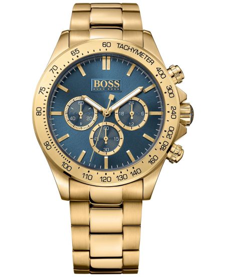 Hugo Boss Ikon Chronograph Gold Blue 1513340 RIP