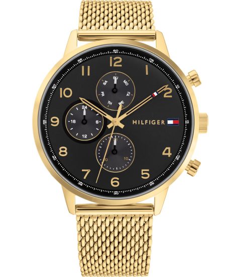 Tommy hilfiger men's gold ip bracelet watch online