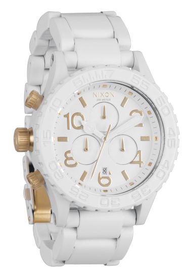 Nixon 38-20 Chronograph Quartz Women's Watch Silver Dial Analog From Japan