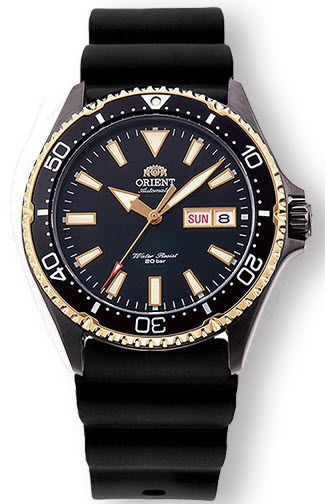 Orient mako black deals