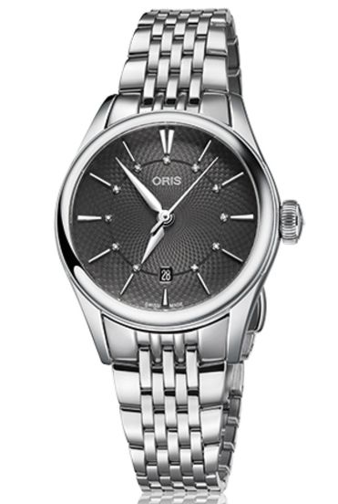 Oris artelier top date diamonds