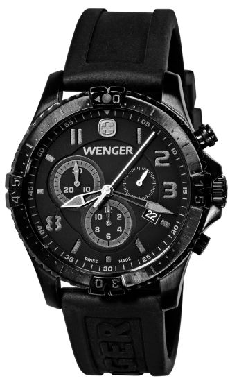 Wenger Squadron Chrono All Black 77054 RIP