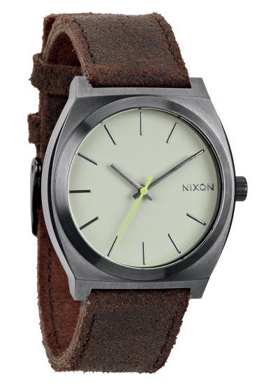 Nixon Time Teller Gunmetal Brown A045 1388 RIP