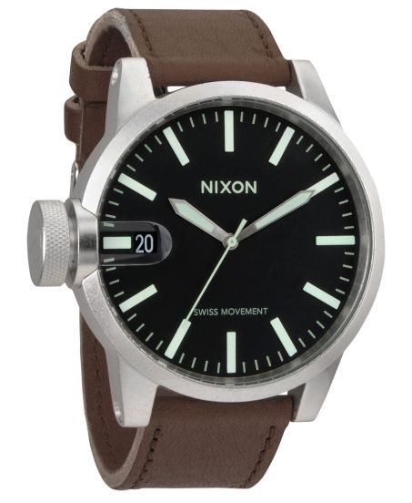 Nixon chronicle hotsell leather band