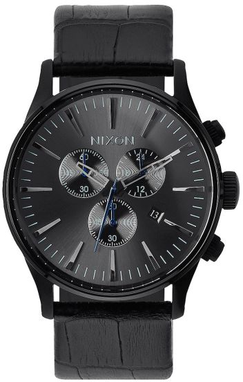 Nixon sentry sales chrono black