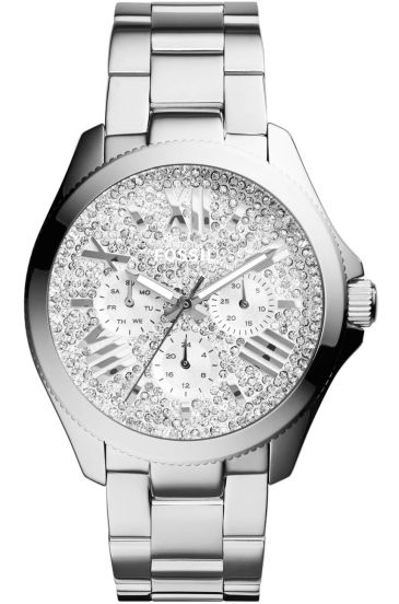 Fossil cecile watch silver hot sale