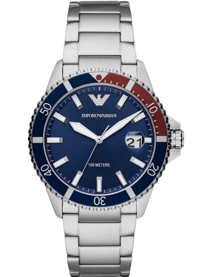 Buy Emporio Armani silver AR11339 Analog Watch for Men in MENA, Worldwide
