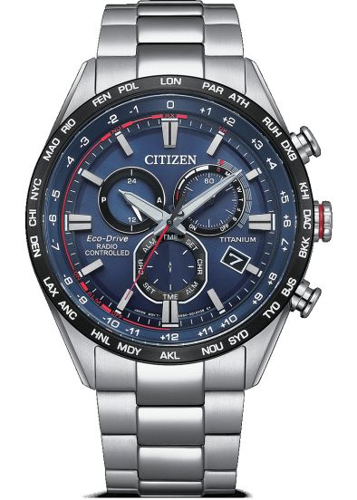 Citizen titanium radio deals controlled watch