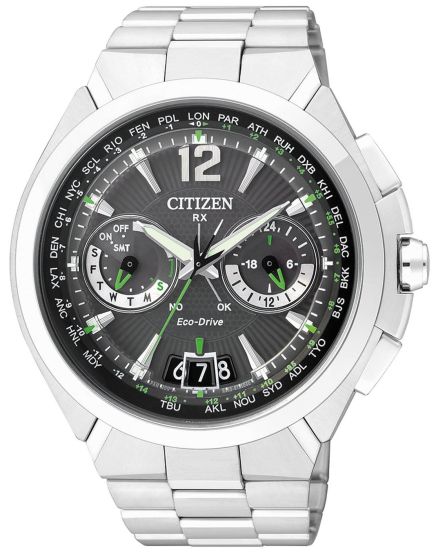 Citizen rx eco drive satellite wave best sale
