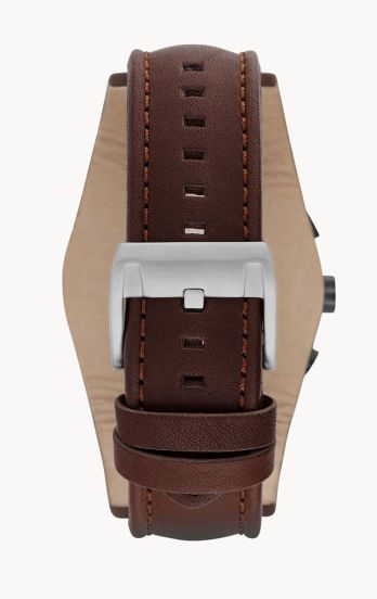 Fossil Police Brown Leather Strap 22mm CH2890