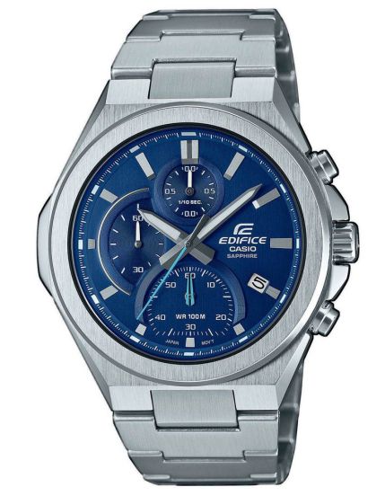 Edifice EFV100D-1A Classic Silver Stainless Steel Watch