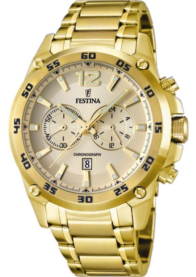 Festina All Gold Chrono F16806 1 RIP
