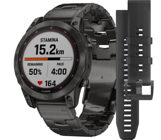 Garmin Fenix 7X Pro - Sapphire Solar Edition Carbon Grey DLC Titanium  010-02778-30