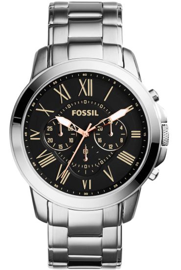 Grant chronograph stainless steel watch box set sale