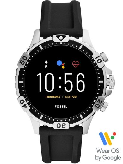 Fossil GEN 5 Smartwatch Garrett HR Black Silicone FTW4041 RIP