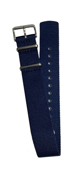 Blue Nylon Strap For Seiko 5 Sports 22mm L0FP02EJ0