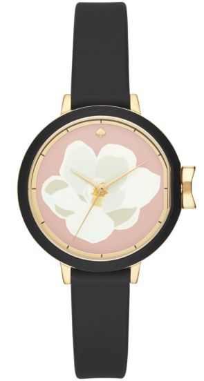 kate spade park row silicone watch