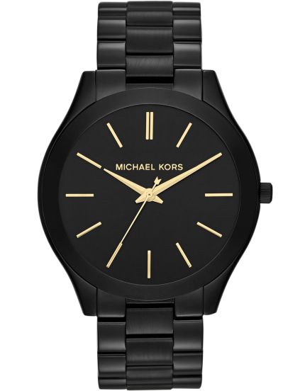 Michael Kors Runway Slim Black/Gold MK3221