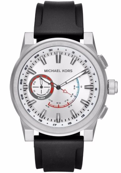 michael kors black grayson analogue watch