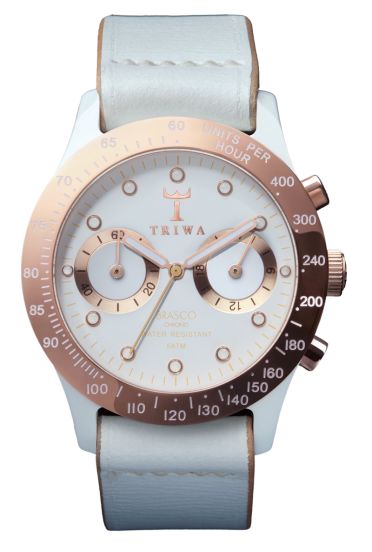 Triwa Ivory Rose Brasco Chrono White