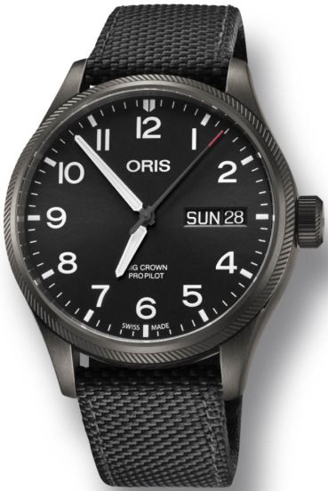 oris propilot big crown date