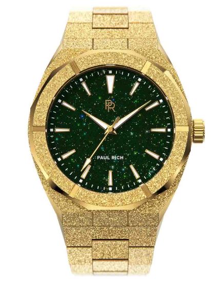 Paul Rich Frosted Star Dust Green Gold 42mm