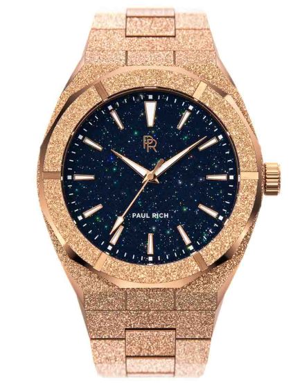 Paul Rich Frosted Star Dust - Rose Gold 42 mm {{material