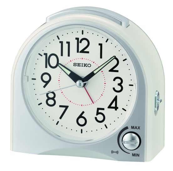 Seiko Alarm Clock Qhe170w Rip, Seiko Battery Alarm Clock