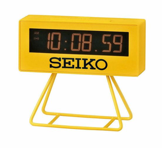 Seiko Mini Marathon Alarm Desk Clock QHL062Y QHL062Y