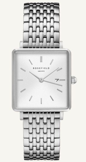 rosefield boxy silver