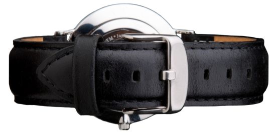Daniel wellington classic deals black sheffield silver