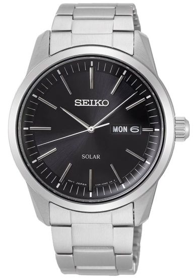 seiko solar chronograph sapphire crystal