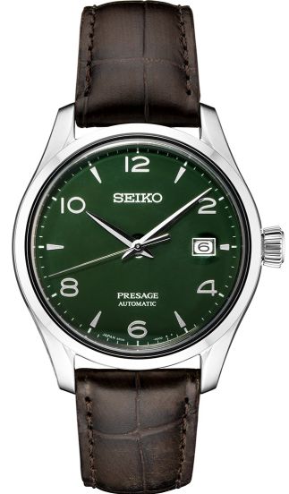 Seiko Presage Green Enamel Dial SPB111J1 - Hands-On, Price
