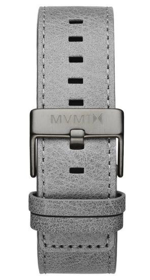 MVMT Chrono 22mm Grey Leather STRAP MC GRGU