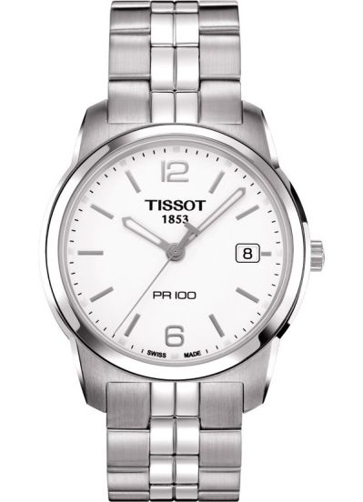 Tissot pr 100 white dial hotsell