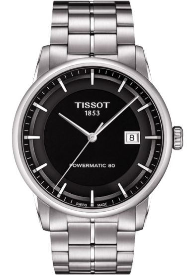 Tissot luxury automatic store black dial men's watch