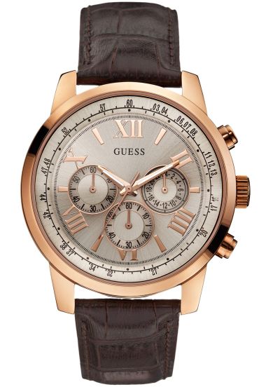 Brown guess watch outlet