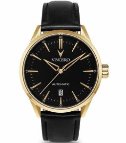 Bla-Yg-Y03 Vincero Icon Automatic Black/Guldfarvet Bla-Yg-Y03