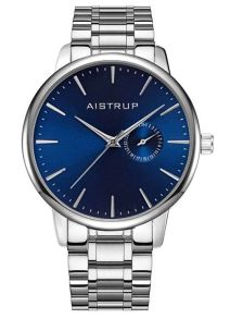AIW8202 Aistrup Rounded Elegance Silver Blue Sapphire AIW8202