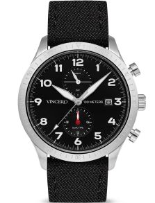 Bla-Sil-A07 Vincero The Altitude Sølvfarvet/Black Bla-Sil-A07