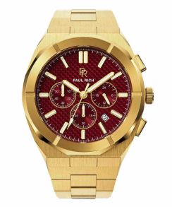 PR-MS-CFGR Paul Rich Motorsport - Carbon Fiber Golden Red 45mm