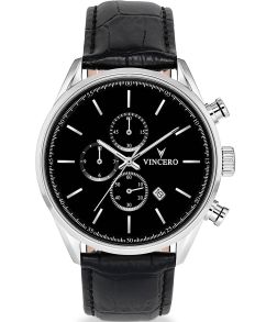 Bla-Sil-S02 Vincero Chrono S Black/Sølvfarvet Bla-Sil-S02