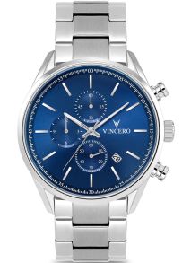 Blu-SilM-0S12 Vincero Chrono S Blue Steel 40mm Blu-SilM-0S12