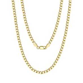 CTJ48 Carrie Taylor Diamond Cut 45cm Gold Plated Necklace CTJ48