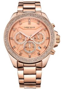 CTW1502 Carrie Taylor Astoria 42mm Rose-Golden Chronograph CTW1502